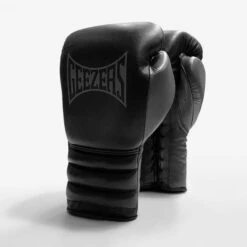 Geezers Hammer Training/Spar Boxing Gloves 2.0 - Lace -Venu Boxing Shop lace black grey