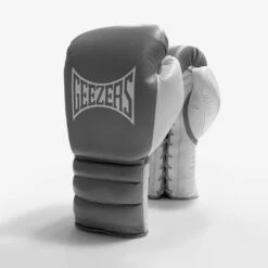 Geezers Hammer Training/Spar Boxing Gloves 2.0 - Lace -Venu Boxing Shop lace grey white