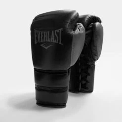 Everlast Powerlock2 Pro Training Boxing Gloves - Lace 13 Everlast Powerlock2 Pro Training Boxing Gloves - Lace -Venu Boxing Shop lace black