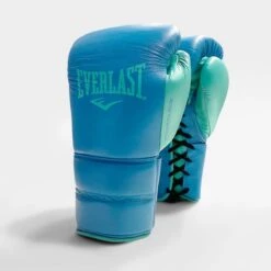 Everlast Powerlock2 Pro Training Boxing Gloves - Lace 17 Everlast Powerlock2 Pro Training Boxing Gloves - Lace -Venu Boxing Shop lace blue 1 1