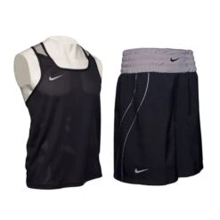 Nike Competition Boxing Shorts & Vest Set -Venu Boxing Shop nike shorts vest black