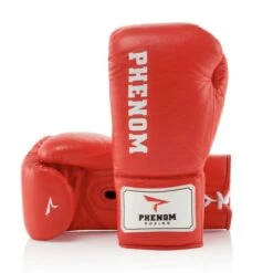 Phenom Boxing Elite RSF-210 Professional Fight Gloves -Venu Boxing Shop phenom boxing elite rsf 210 professional fight gloves red 1