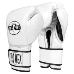 Pro Mex Pro Boxing Gloves V3.0 - Hook & Loop -Venu Boxing Shop pmtge3 wh 1 4