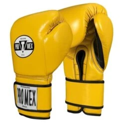 Pro Mex Pro Boxing Gloves V3.0 - Hook & Loop -Venu Boxing Shop pmtge3 yl 1 4 1 1 2