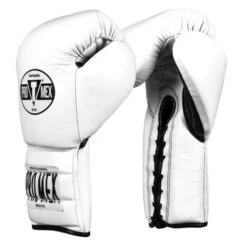 Pro Mex Pro Boxing Gloves V3.0 - Lace -Venu Boxing Shop pmtgl3 wh bk 01 3