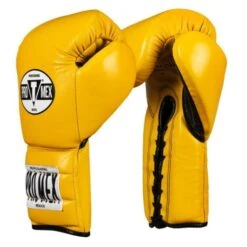 Pro Mex Pro Boxing Gloves V3.0 - Lace -Venu Boxing Shop pmtgl3 ye bk 01 3