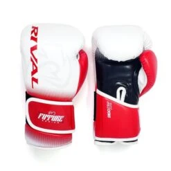 Rival RB-FTR2 Future Junior Bag Gloves - White/Red/Black -Venu Boxing Shop rb ftr2 3