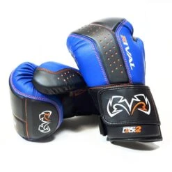 Rival RB10 Intelli-Shock Bag Boxing Gloves -Venu Boxing Shop rb10 2 blue geezers boxing 2