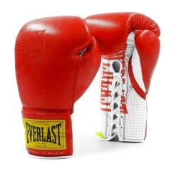 Everlast 1910 Classic Sparring Boxing Gloves - Lace -Venu Boxing Shop red 4