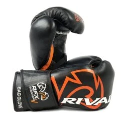 Rival RFX Guerrero Bag Boxing Glove With Velcro Strap - HDE -Venu Boxing Shop rfxgv hdef black orange 2