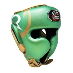 Rival RHG100 Boxing Headguard -Venu Boxing Shop rival rhg100 green gold