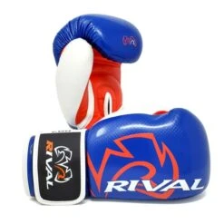 Rival RB-7 Fitness Bag Boxing Gloves -Venu Boxing Shop rv155 blue a