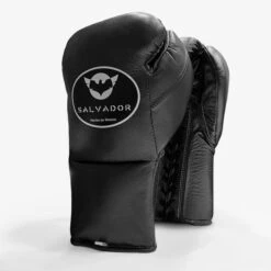 Salvador Professional Fight Gloves -Venu Boxing Shop salvador black