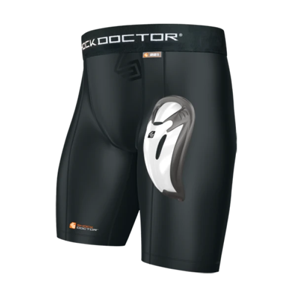 Shock Doctor Core Compression Shorts With BioFlex Cup 4 Shock Doctor Core Compression Shorts With BioFlex Cup - Image 2
