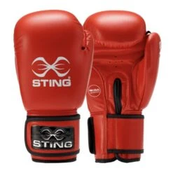 Sting IBA Contest Boxing Gloves -Venu Boxing Shop st115 red