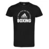 Adidas Brand With 3 Stripes Boxing T-Shirt 1 Adidas Brand With 3 Stripes Boxing T-Shirt -Venu Boxing Shop t shirt black 1