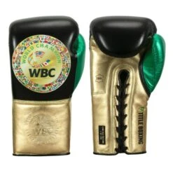 TITLE Boxing WBC Green Belt Sparring Gloves -Venu Boxing Shop tb161 1