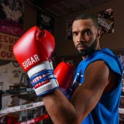 TITLE Boxing Sugar Ray Leonard Signature Leather Sparring Gloves -Venu Boxing Shop tb165 10