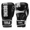 TITLE Boxing Soft Strike Gel Bag Gloves -Venu Boxing Shop tb168 black 1
