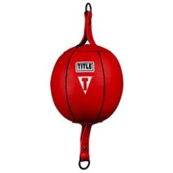 TITLE Double End Bag -Venu Boxing Shop title double end bag red 1