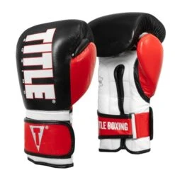 TITLE Enforcer Heavy Bag Gloves -Venu Boxing Shop title enforcer black red 1