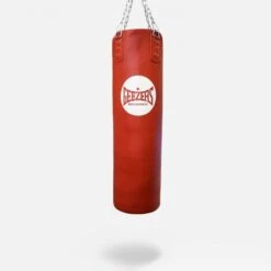 Geezers Elite Pro Traditional Impact Leather Punch Bag - 4ft -Venu Boxing Shop traditional 4ft red