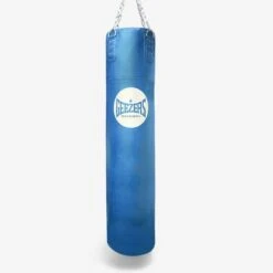 Geezers Elite Pro Traditional Impact Leather Punch Bag - 5ft -Venu Boxing Shop traditional 5ft blue