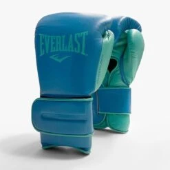 Everlast Powerlock2 Pro Training Boxing Gloves - Hook & Loop -Venu Boxing Shop velcro blue 1