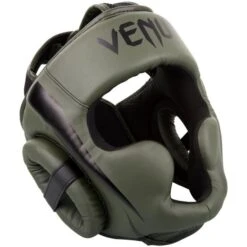 Venum Elite Headguard -Venu Boxing Shop venum 1395 200 venum 1395 200 galery image 1 headgear elite khaki black 1500 02 1