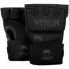 Venum Kontact Gel Glove Wraps - Black -Venu Boxing Shop venum kontact gel glove wraps black geezers boxing