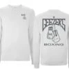 Geezers Sweatshirt Back Logo -Venu Boxing Shop white grey sweatshirt