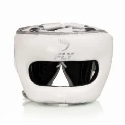 Fly Superbar X Headguard -Venu Boxing Shop white silver superbar