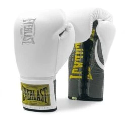 Everlast 1910 Classic Sparring Boxing Gloves - Lace -Venu Boxing Shop white 13