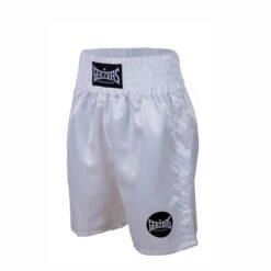 Geezers Satin Fight Shorts -Venu Boxing Shop whitesatinshorts 1 1