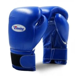 Winning MS Training Velcro Boxing Gloves -Venu Boxing Shop winning boxing gloves velcro blue